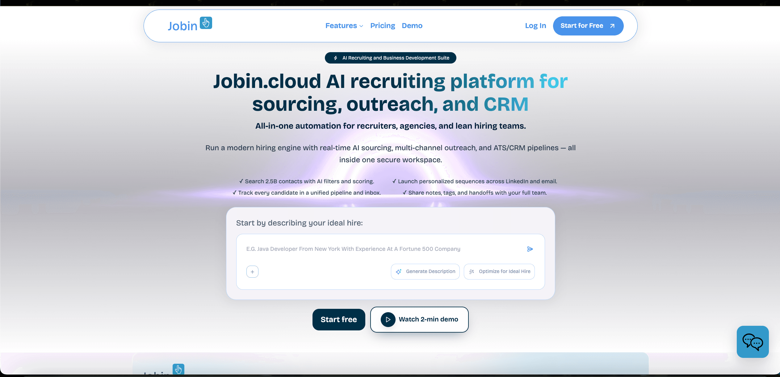 Jobin.cloud - AI Recruiting Platform
