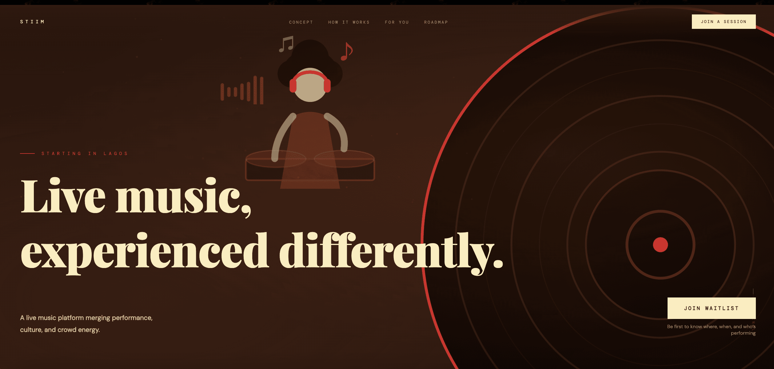 STiIM - Live Music Experience Platform